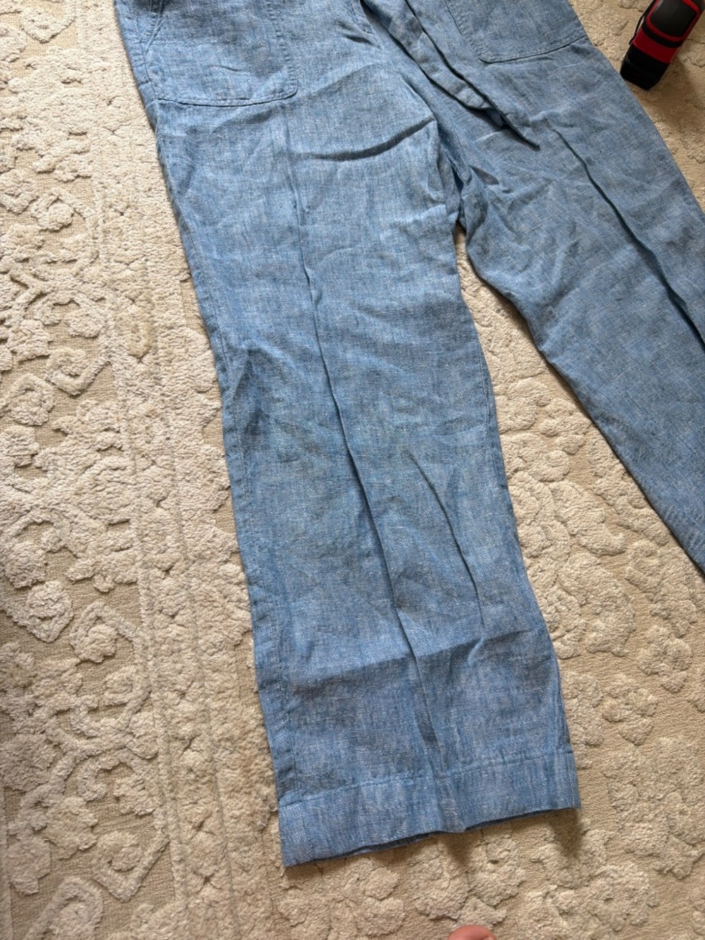 Talbots Linen chambray pants - Picture 2 of 8